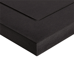 Holzfaserplatte in Anthrazit (3cm sichtbaren Rand)